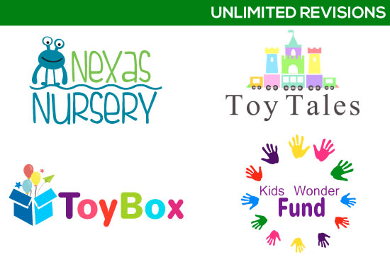 create stunning kids logo