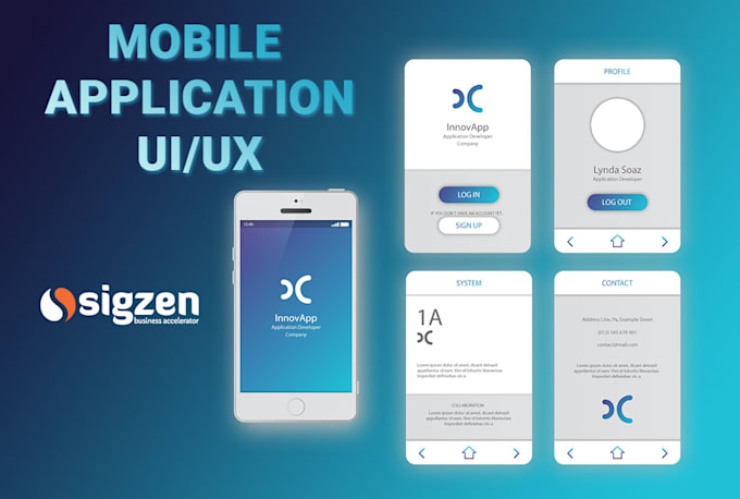 Design mobile app logo and user interface by Sigzenuiux | Fiverr