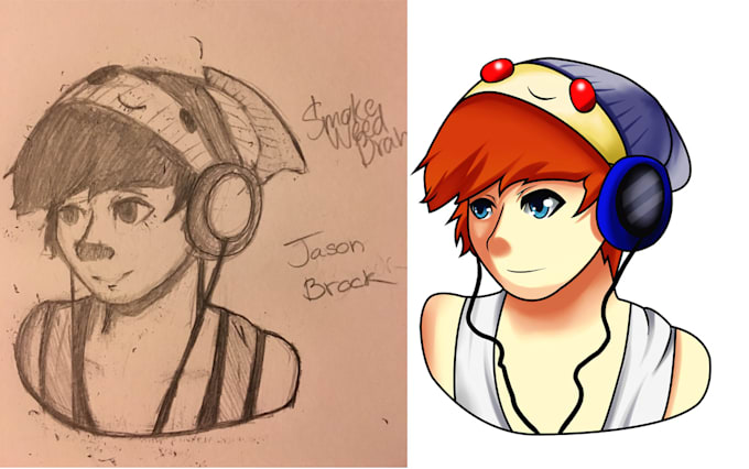 do vector tracing, character outlining and recolor