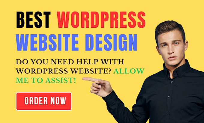 design and redesign stunning wordpress website