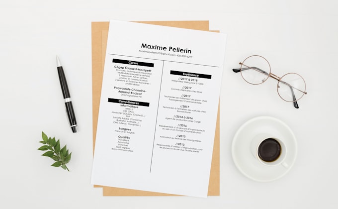 design your resume, cv, cover letter