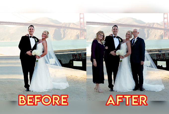 do photo editing, add remove object from photo