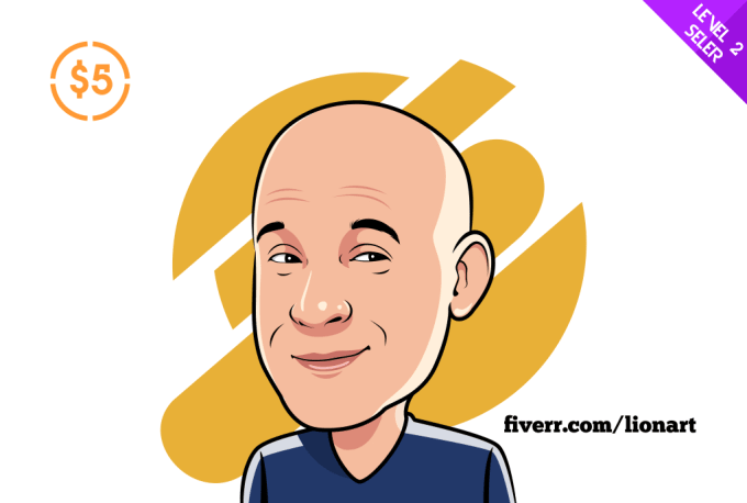 Big Forehead Cartoons Draw Stunning Big Head Cartoon With Unlimited Revision By Lionart Fiverr draw stunning big head cartoon with