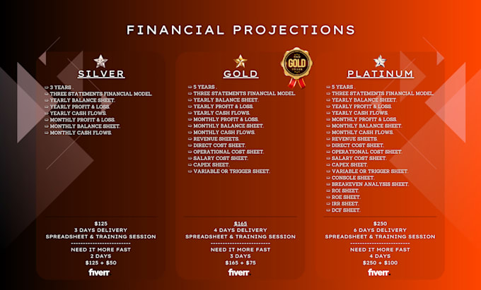 do financial projections, budgeting, and financial plans