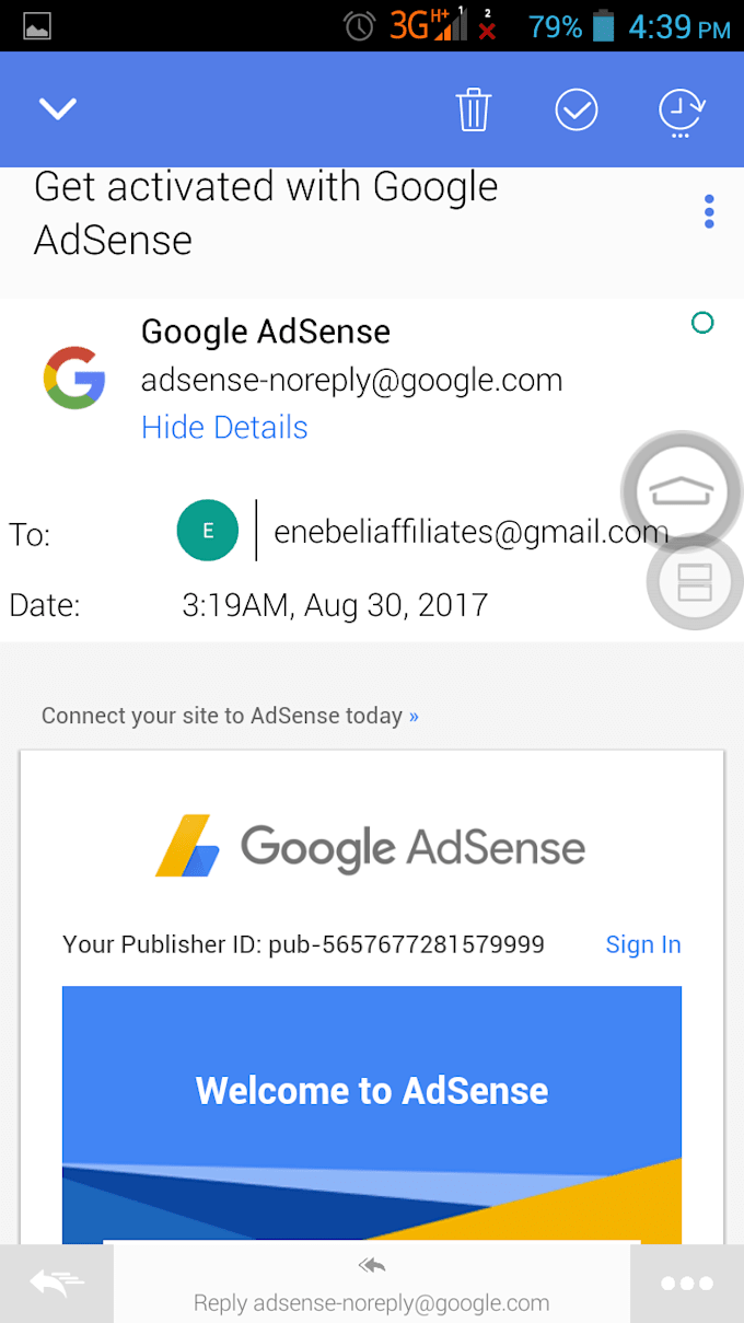 Get Google Adsense Within 3 Days By Yinefai