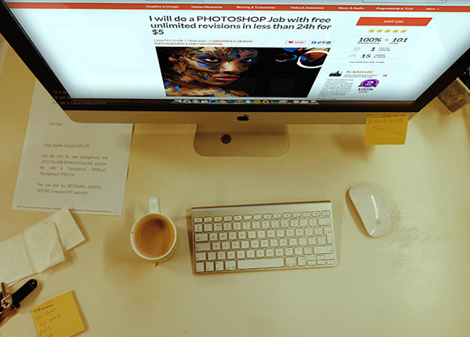 do a PHOTOSHOP Job with free unlimited revisions in 24h