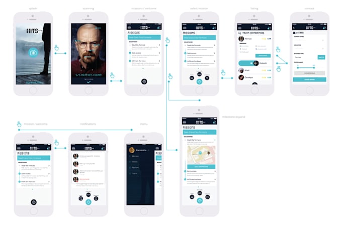 Design An Interactive Prototype Mobile App By Chrislawlor Fiverr