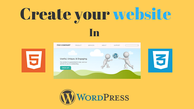 Create a fully responsive seo friendly modern business wordpress ...
