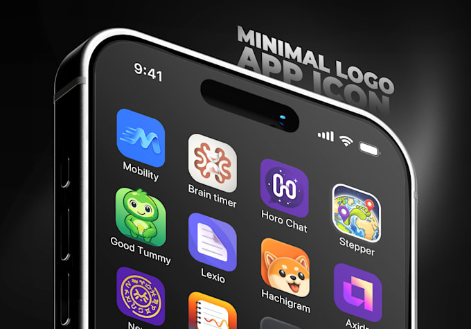 do modern premium attractive logo and app icon design