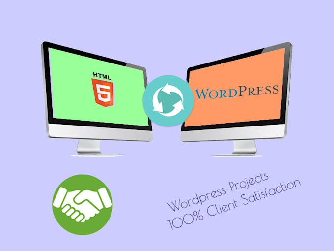 convert PSD, HTML to wordpress website
