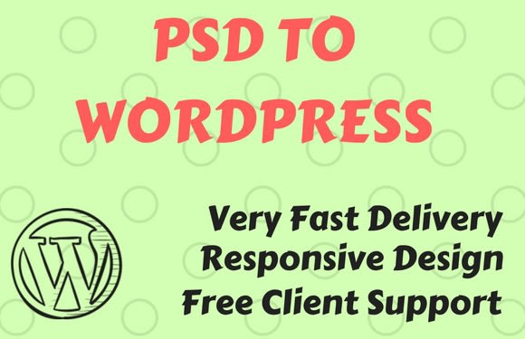 convert psd to wordpress in 2 hours