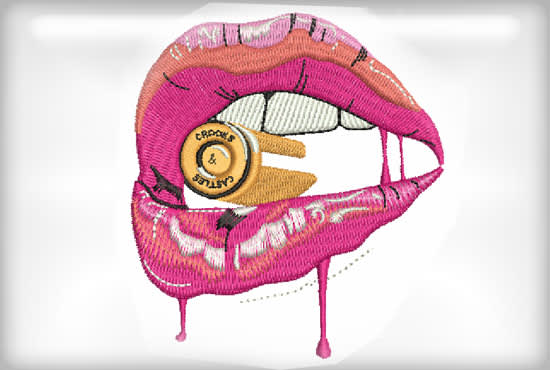 do machine embroidery digitizing in dst pes or other format