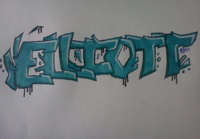  Write  your  name  in graffiti  letters  by Elchupacabrahhh 