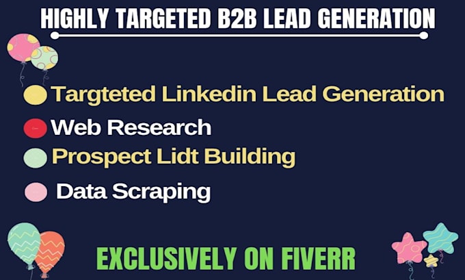 provide targeted b2b lead generation and email list building