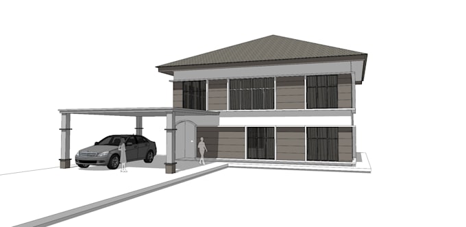 Build 3d model for your design in revit by Hanifzaki | Fiverr