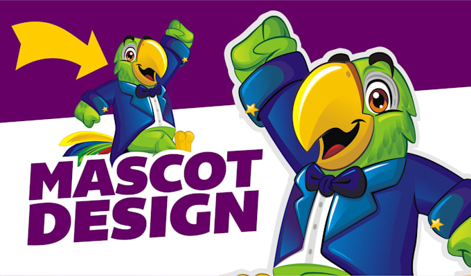 create cartoon character design mascot