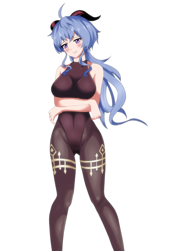 draw character illustration with anime manga style for you