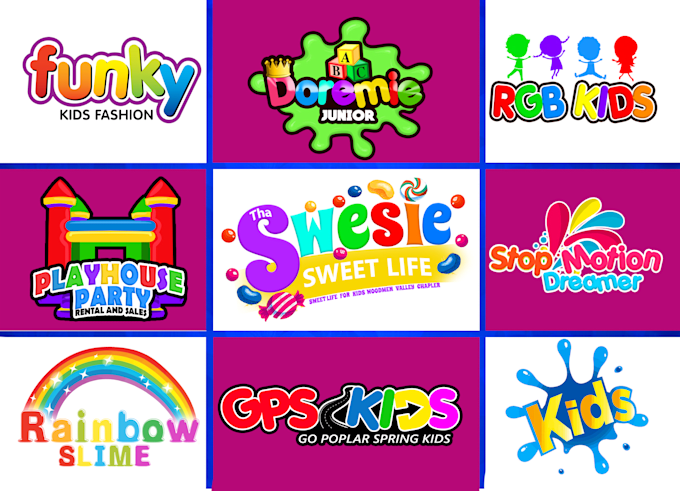 Make Cute Kids Kids Shop And Baby Shop Logo By Suroviakterhr00