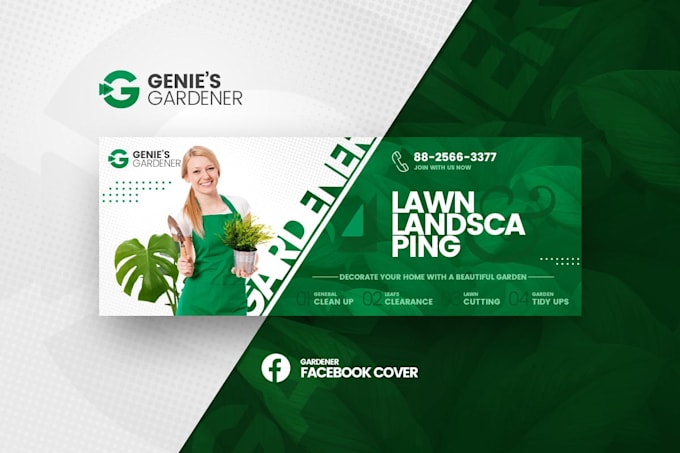 design professional social media header cover