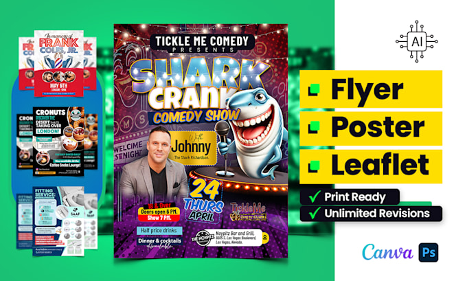 design flyers, posters, leaflets for your business