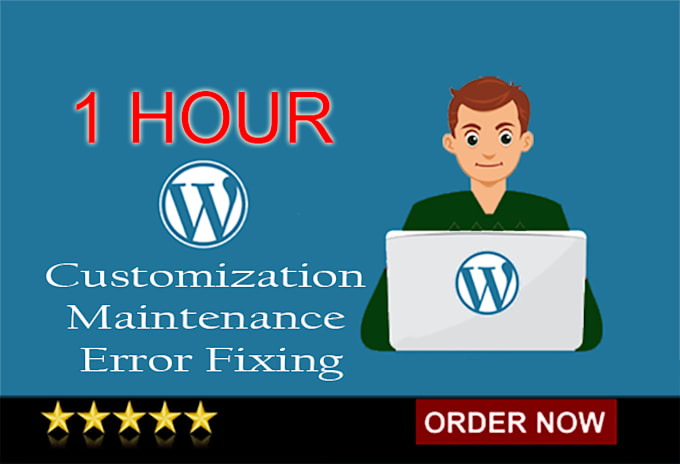 do 3 hour of wordpress customization and error fixing