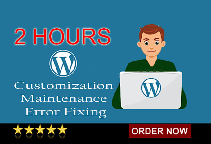 do 2 hours of wordpress customization and maintenance