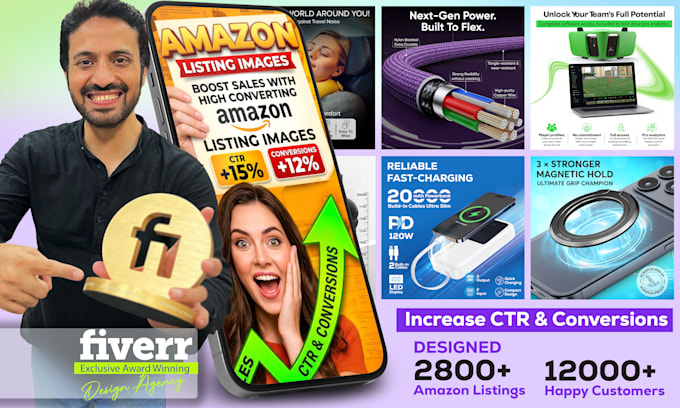 design amazon listing images, infographics that convert
