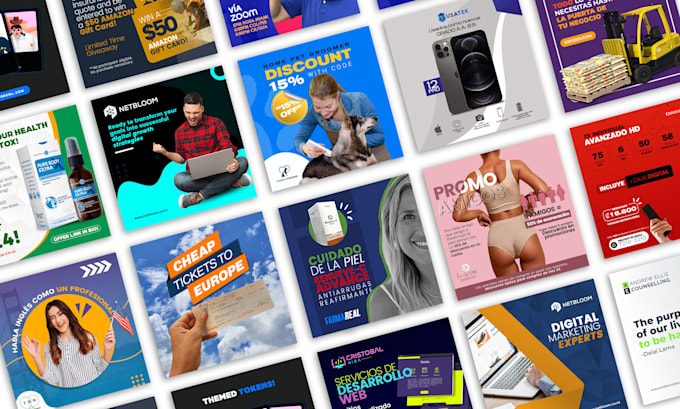 design your post for facebook, twitter, instagram