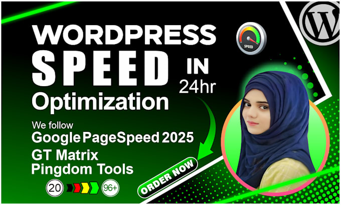 do wordpress website speed optimization, boost page speed gtmetrix, and pingdom