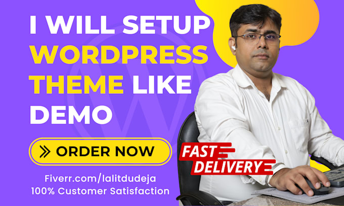 setup any wordpress theme exactly like its demo