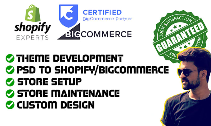 be your bigcommerce and shopify developer