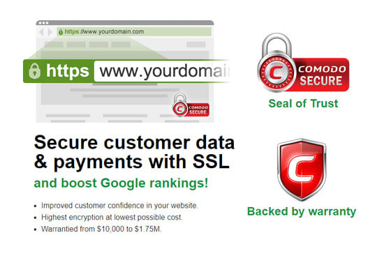 provide comodo SSL for http to https security