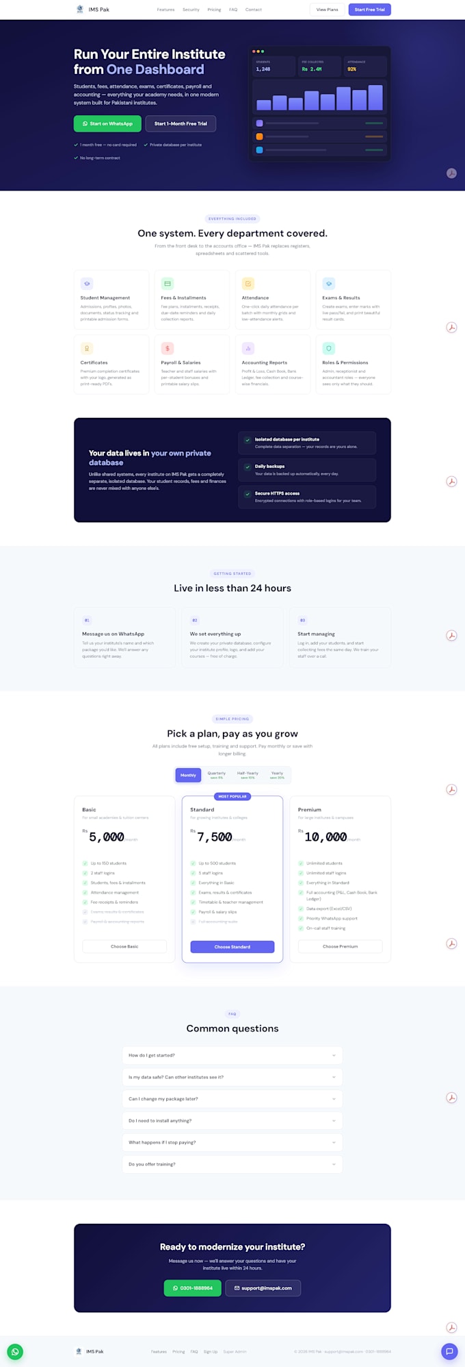 build a dynamic business website with laravel PHP and mysql