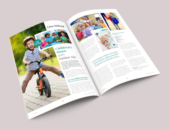 design an eye catching magazine, book, with indesign