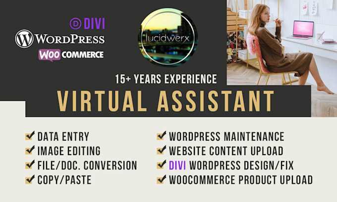 be your virtual assistant VA for your project or task