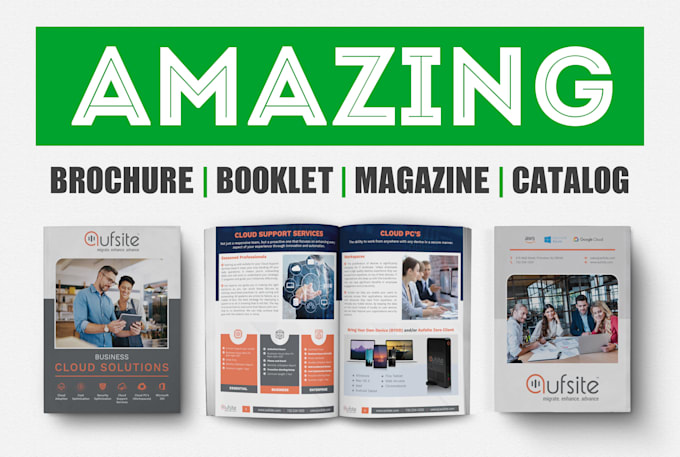 Hot Deals! I will design amazing business brochure, booklet, proposal, magazine, catalog  for $80