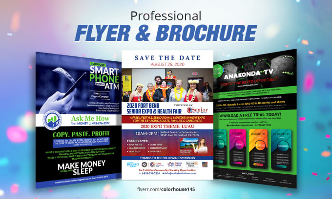 Do eye catching flyers, brochures, booklet, catalog by Colorhouse145 ...