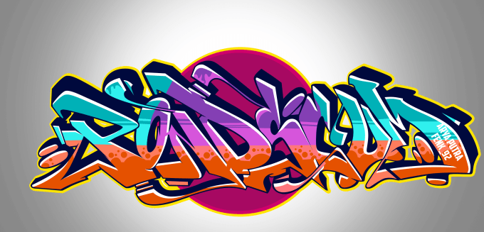Create professional graffiti in vector style by Cookgraphic | Fiverr