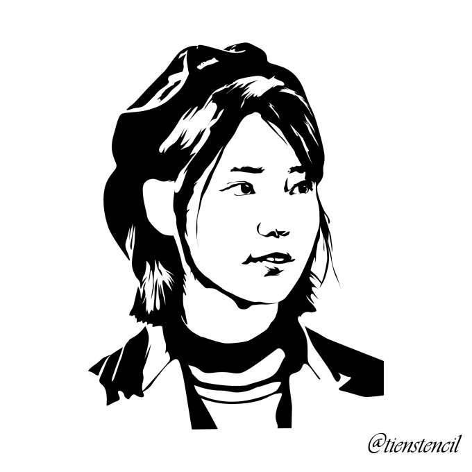 Draw your image in stencil style by Tienmx11 Fiverr