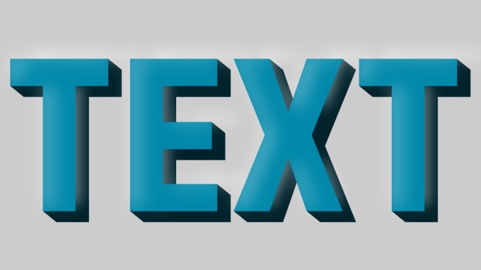 Do 3d Text For You By Dansup