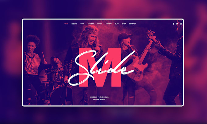 create modern wordpress website design with elementor