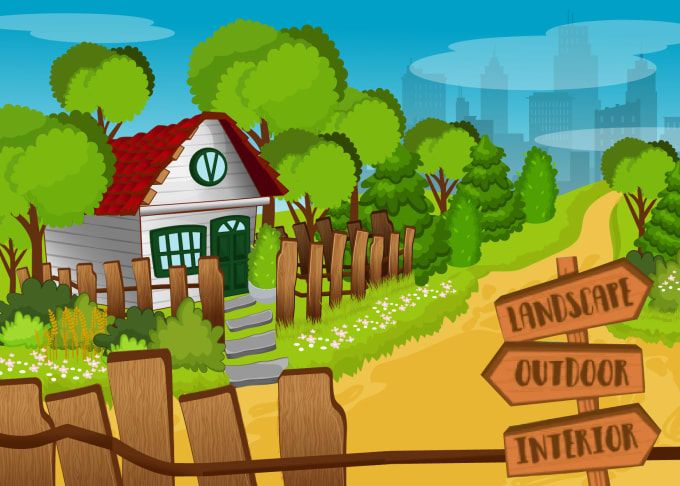 Draw vector cartoon background by Yeniang | Fiverr Draw vector cartoon background by Yeniang | Fiverr