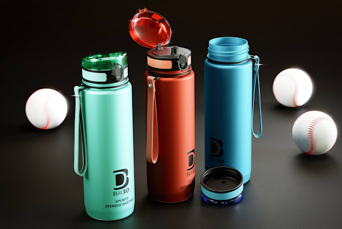 make realistic 3d product rendering
