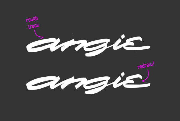 create dope hand lettering design and send it as svg file