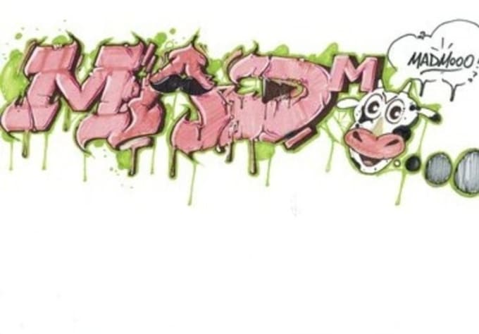 Draw Out Your Name In Legit Graffiti Art Letters By Ivan6 Fiverr