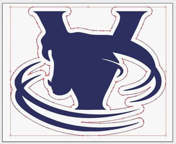 add cut contour, die cut line and sticker outline to design for pint and vinyl