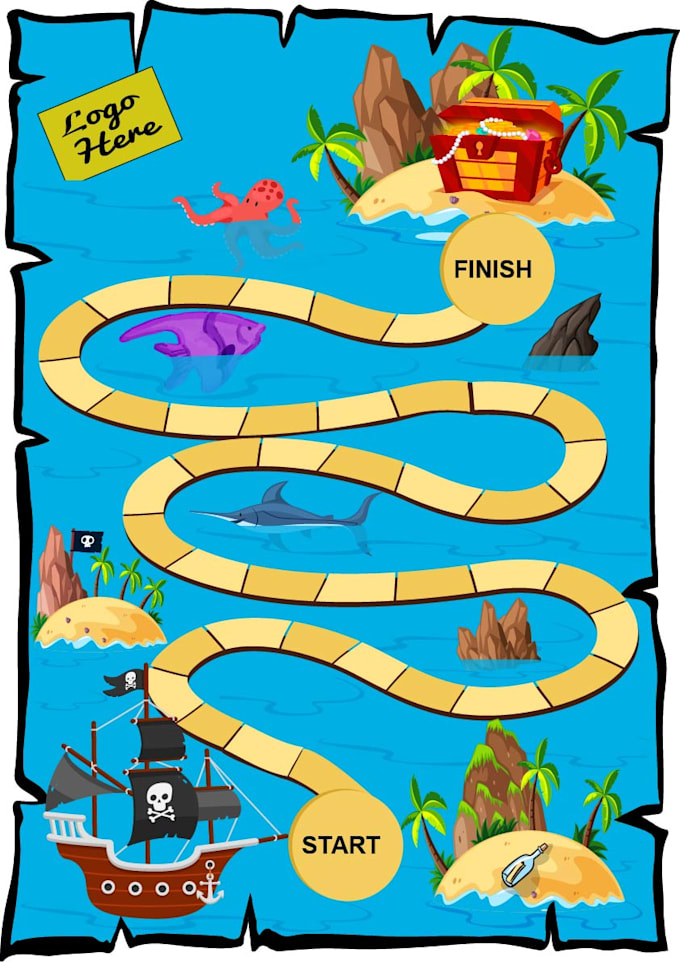 illustrate or design a board game