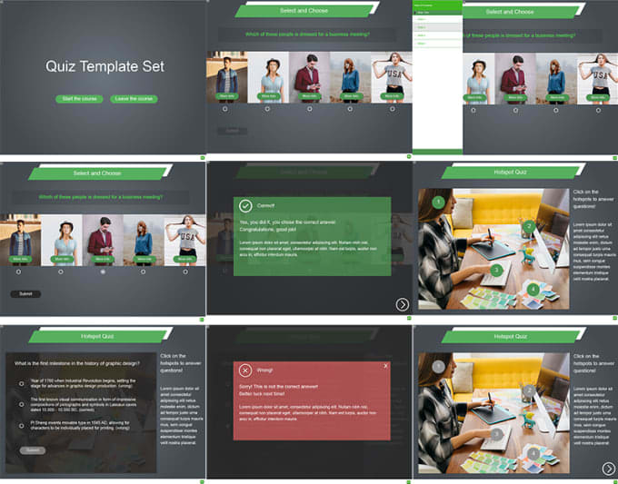 elearning platforms that test adobe captivate courses