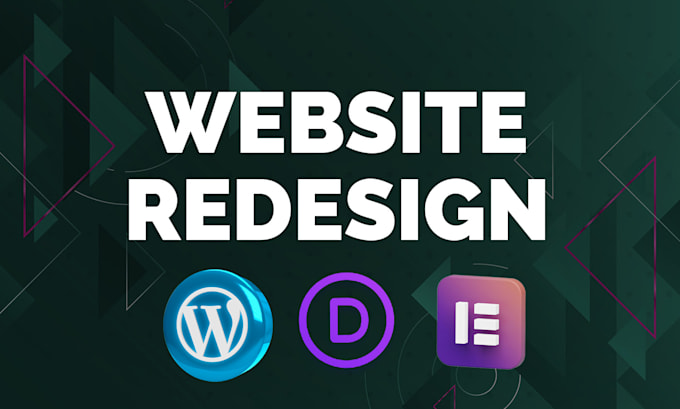 redesign website in wordpress
