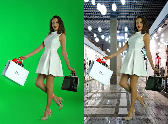 removing green screen from video